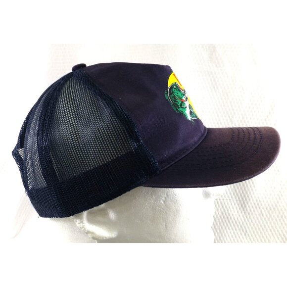 Bass Pro Shops Navy Mesh Trucker Hat Adjustable Snapback One Size Fits Most Fish - Picture 2 of 7